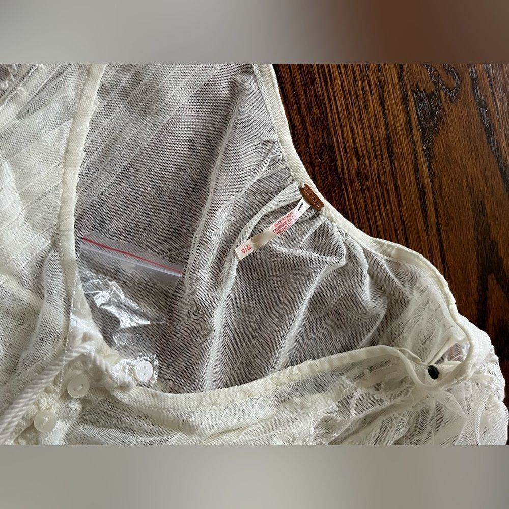 Free People Stevie Maxi Dress size XS So Feminine Lace Elegant - Picture 3 of 4